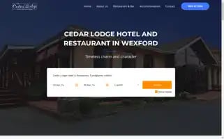 Cedarlodgehotel.ie Screenshot 2024-04-16 11:09:45
