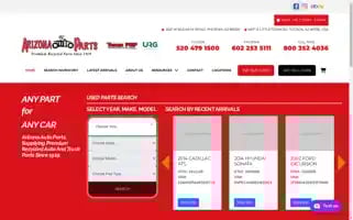 Arizonaautoparts.com Screenshot 2024-05-15 12:13:05