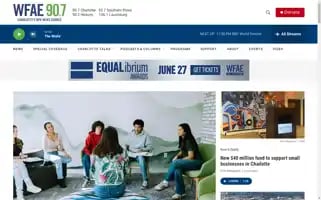 Wfae.org Screenshot 2024-05-15 02:04:21