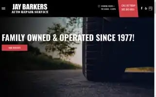 Jaybarkerautorepair.com Screenshot 2024-06-28 08:27:12