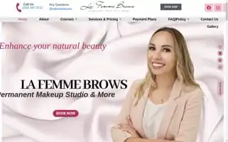 Lafemmebrows.com Screenshot 2024-05-22 13:37:50