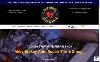 Akeybrakeyautorepair.com Screenshot 2024-05-08 11:19:54