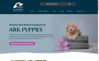 Arkpuppies.com Screenshot 2024-05-26 18:42:37