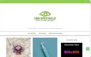 Cbdspectacle.com Screenshot 2024-07-01 09:15:52