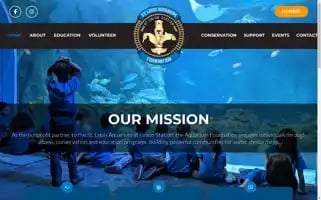 Stlaquariumfoundation.org Screenshot 2024-07-07 03:35:39