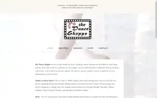 Thedanceshoppe.net Screenshot 2024-05-16 20:44:06