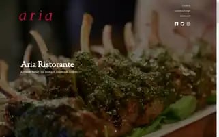 Ariaristorante.ca Screenshot 2024-07-07 23:23:28