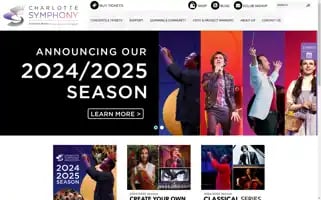 Charlottesymphony.org Screenshot 2024-07-03 22:10:53