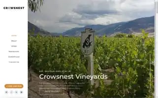 Crowsnestvineyards.com Screenshot 2024-07-07 00:27:36