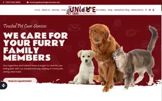 Uniquepetcares.com Screenshot 2024-05-28 12:41:36
