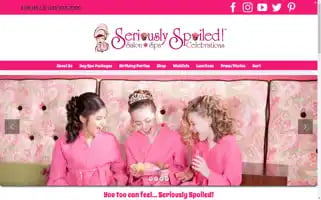 Seriouslyspoiledsalonandspa.com Screenshot 2024-05-16 16:45:21