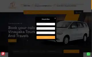 Vinayakatoursandtravels.com Screenshot 2024-04-22 22:32:47