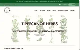Tippecanoeherbs.com Screenshot 2024-05-05 23:36:24