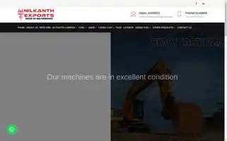 Nilkanthexports.com Screenshot 2024-06-26 16:08:21