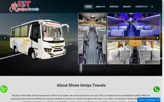 Shreeumiyatravels.com Screenshot 2024-04-25 20:33:07