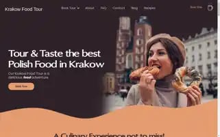 Krakowfoodtour.com Screenshot 2024-04-18 08:54:06