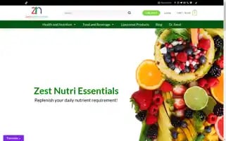 Zestnutriessentials.com Screenshot 2024-06-28 10:36:43