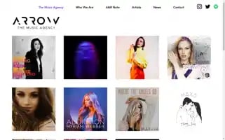 Arrowmusicagency.com Screenshot 2024-05-08 14:21:43