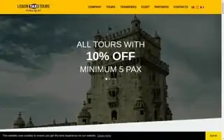 Lisbontaxitours.com Screenshot 2024-04-16 11:54:05