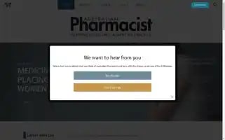 Australianpharmacist.com.au Screenshot 2024-05-08 15:26:16