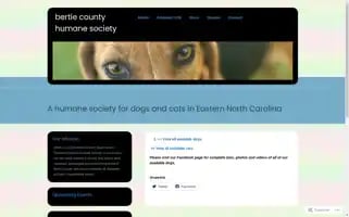 Bertiecountyhumanesociety.org Screenshot 2024-07-01 11:31:07