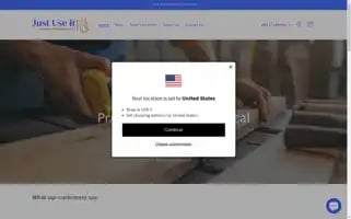 Justuseitstore.com Screenshot 2024-05-03 16:27:06