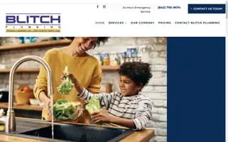 Blitchplumbing.com Screenshot 2024-05-15 14:45:30