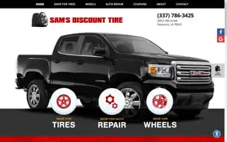 Samsdiscounttire.com Screenshot 2024-05-13 19:35:14