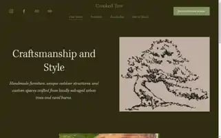 Crookedtreefinewoodworking.com Screenshot 2024-07-02 10:24:53