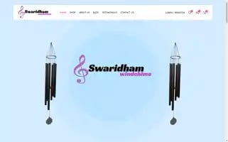 Swaridhamwindchime.com Screenshot 2024-05-25 01:59:04