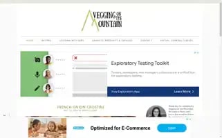 Veggingonthemountain.com Screenshot 2024-07-04 05:41:06