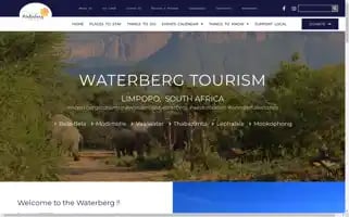 Waterbergtourism.com Screenshot 2024-04-15 07:36:11