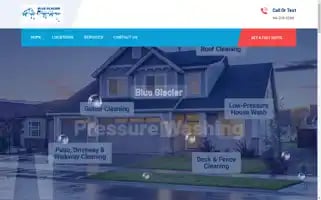 Blueglacierpressurewashing.com Screenshot 2024-05-26 08:10:45