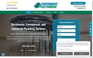 Performanceplusplumbing.com Screenshot 2024-05-13 08:52:35