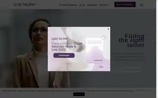 Luxetalent.fr Screenshot 2024-07-04 16:02:57
