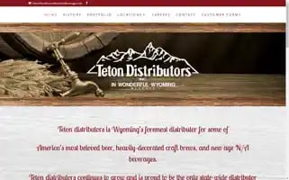 Tetondistributors.com Screenshot 2024-06-30 10:19:15
