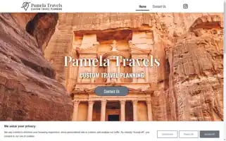 Pamelatravels.com Screenshot 2024-04-17 17:26:40