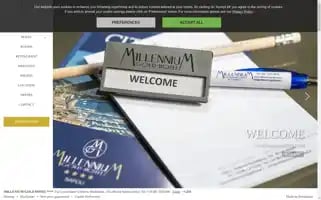 Millenniumgoldhotel.it Screenshot 2024-04-15 08:26:00