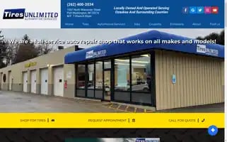 Tiresunlimitedautomotive.com Screenshot 2024-05-14 12:59:09