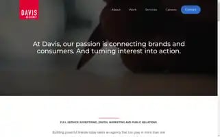 Davisadagency.com Screenshot 2024-07-06 10:26:59