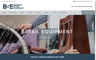 Bargainstoreequipment.com Screenshot 2024-05-08 16:53:08