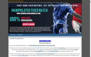 Manipulatedfixedmatch.com Screenshot 2024-07-05 15:31:06