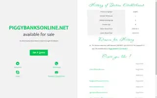 Piggybanksonline.net Screenshot 2024-05-13 09:50:30