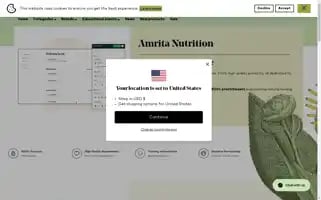 Amritanutrition.com Screenshot 2024-07-03 15:50:33