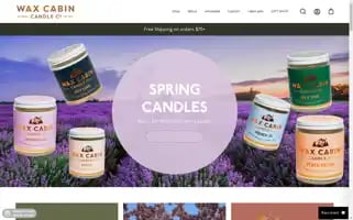Waxcabincandleco.com Screenshot 2024-05-05 15:54:29