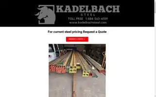 Kadelbachsteel.com Screenshot 2024-07-09 05:09:02