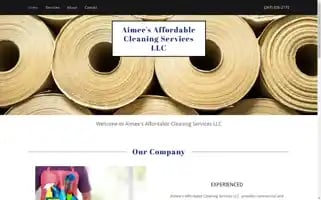 Aimeesaffordablecleaningservices.com Screenshot 2024-05-15 10:41:10