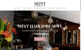 Minthairandspa.co.uk Screenshot 2024-06-27 12:13:40