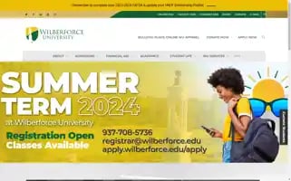 Wilberforce.edu Screenshot 2024-06-13 16:05:40