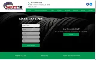 Completetiredallas.com Screenshot 2024-05-09 05:30:13